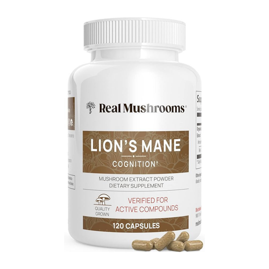 Lion’s Mane Mushroom Extract – Cognitive & Immune Support Capsules (120 Count)