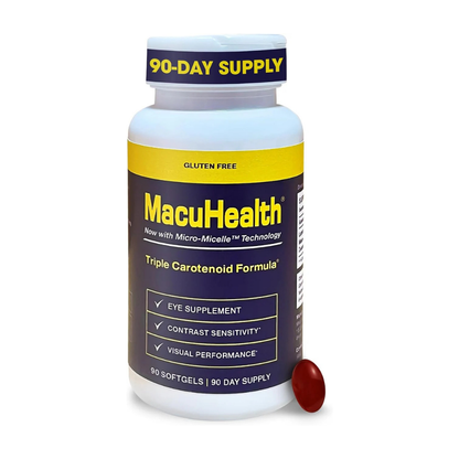 MacuHealth Triple Carotenoid Formula — Eye Support Softgels (90-Day Supply)