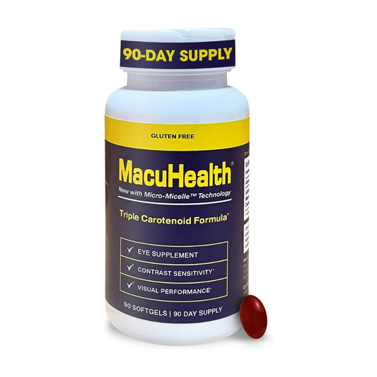 MacuHealth Triple Carotenoid Formula — Eye Support Softgels (90-Day Supply)