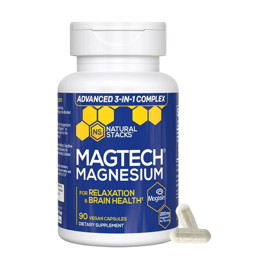 MagTech Magnesium Complex — Triple-Form Magnesium for Brain, Sleep & Relaxation (90 Capsules)
