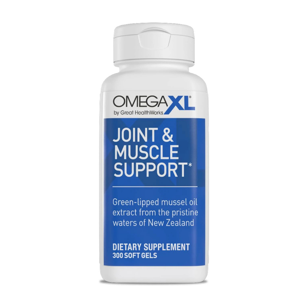 OmegaXL Joint Support Supplement – Green Lipped Mussel / Omega-3 Softgels (300 Capsules)