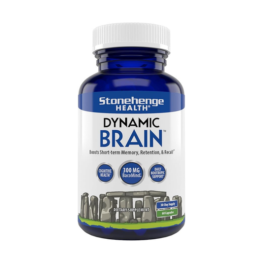 Stonehenge Health Dynamic Brain — Cognitive Nootropic & Memory Support (60 Capsules)