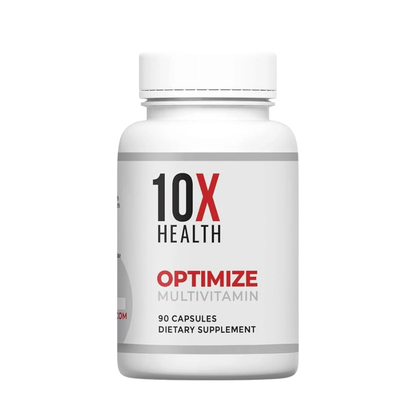 10X Health Optimize Methylated Multivitamin — 90 Capsules (34-in-1 Formula)