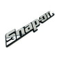 Snap-On Toolbox Logo Emblem Chrome Silver Badge Decal 8" Inch New