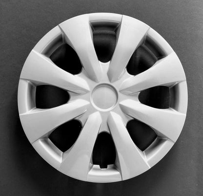 15" Silver 8-Spoke Wheel Cover Hubcap Fits 2009–2013 Toyota Corolla